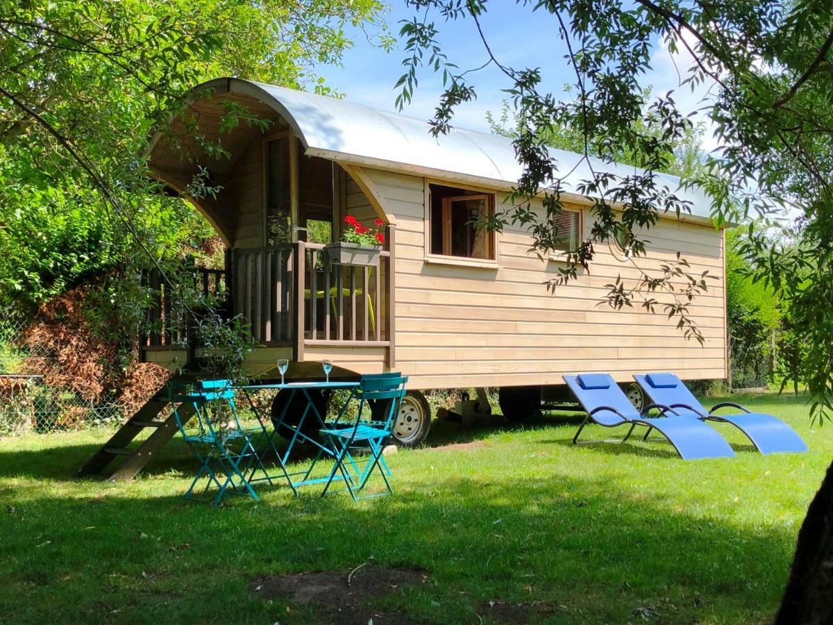 Millygite Chalet-On-Wheels By The River Milly-la-Foret Exterior foto